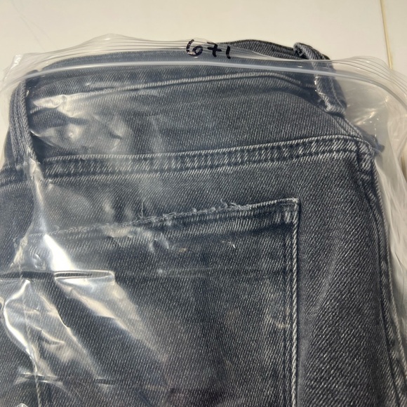 Hudson 28 denim Blair high-rise bootcut crop Women's Gray Jeans pockets - Picture 12 of 12